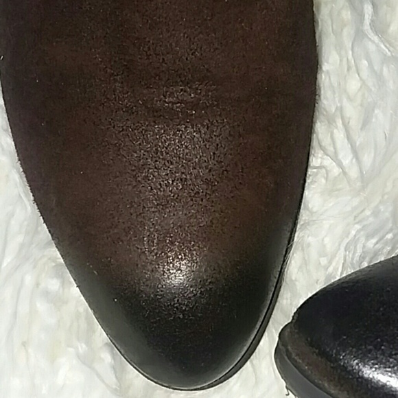 franco sarto benny leather ankle boot